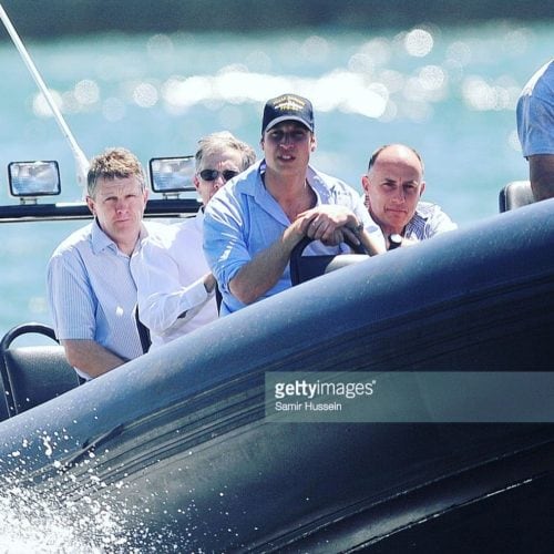 Prince William onboard Ocean Extreme
